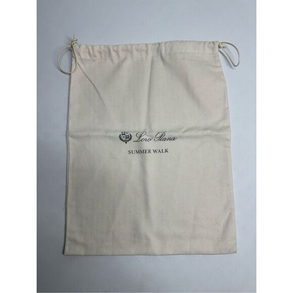 LORO PIANA Open Walk Drawstring Dust Bag Made in Italy 15x12" - Picture 1 of 6